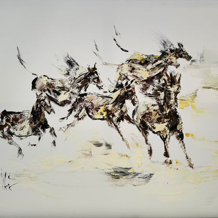Chevaux au galop