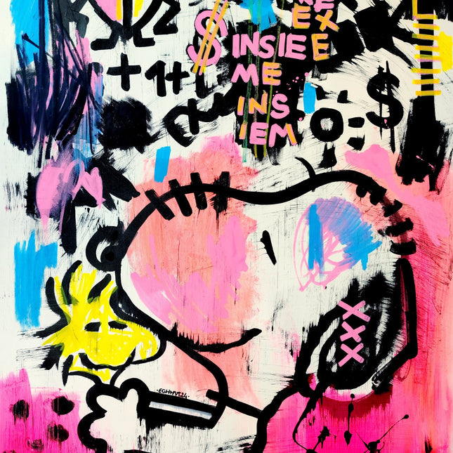 Snoopy and Woodstock hello