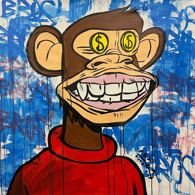 Copie de Rare Bored Ape Street Art 3 - Freda People