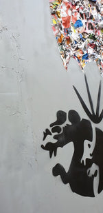 Parachuting Rat - Tribute to banksy XXL - Lasveguix