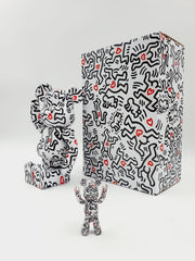Bearbrick Keith Haring V8 - 400% & 100%