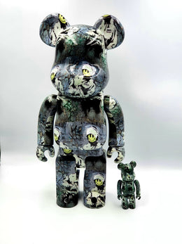 Bearbrick Banksy Riot Cop - 400 % & 100 %