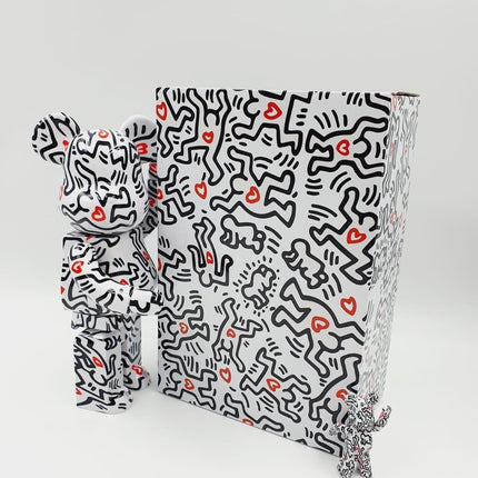 Bearbrick Keith Haring V8 - 400% & 100%