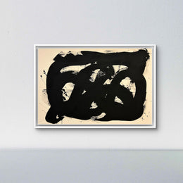 Abstracción schwarz 2 XXL