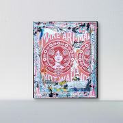 Make art not war Pink