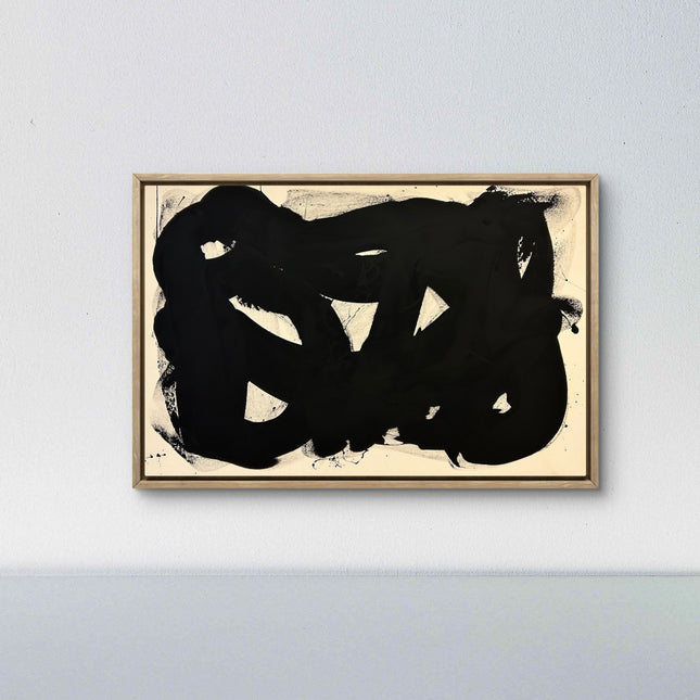 Abstraction black XXL