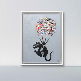 Rato Paraquedista - Tributo a Banksy XXL