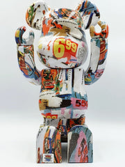 Andy Warhol x Jean Michel Basquiat Bearbrick - 400%