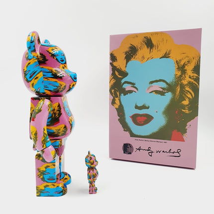 Bearbrick Marilyn 25 - Andy Warhol (after) - 400% & 100%