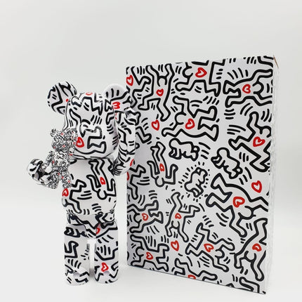 Bearbrick Keith Haring V8 - 400% & 100%