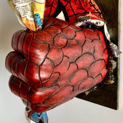 Get Out Spiderman skeleton