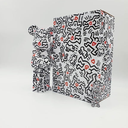 Bearbrick Keith Haring V8 - 400% & 100%