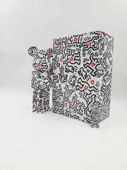 Bearbrick Keith Haring V8 - 400% & 100%