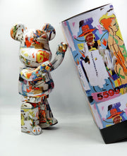 Andy Warhol x Jean Michel Basquiat Bearbrick - 400%