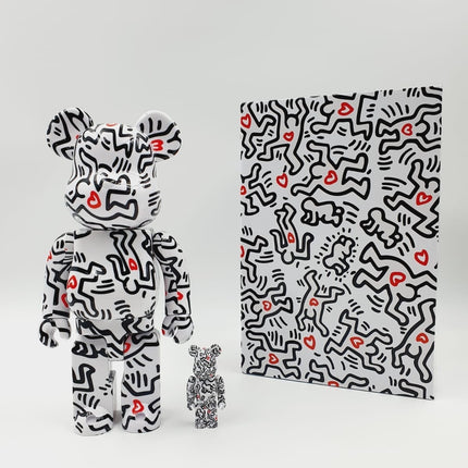 Bearbrick Keith Haring V8 - 400% & 100%