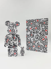Bearbrick Keith Haring V8 - 400% & 100%