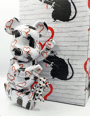 Banksy Love Rat Bearbrick - 400% & 100%