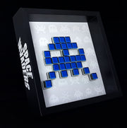Ace - Space invaders paper mosaïque - Bleu