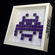 Duke - Space invaders paper mosaïque - Violet