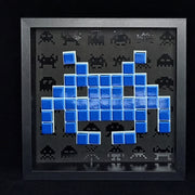 Eicher - Mosaico di carta Space Invaders - Blu