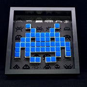 Eicher - Mosaico di carta Space Invaders - Blu