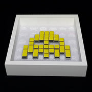 Ghost - Space invaders paper mosaïque - Jaune