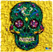 Green Skull - Lego