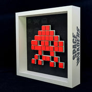 Jendell - Mosaico de papel Space Invaders - Vermelho