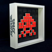 Jendell - Mosaico de papel Space Invaders - Vermelho