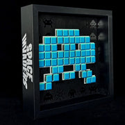 Lunar - Mosaico di carta Space Invaders - Blu