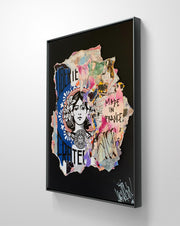 Fragmento de Muro Urbano Marianne Obey #2