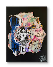 Fragmento de Muro Urbano Marianne Obey #2