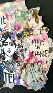 Fragmento de Muro Urbano Marianne Obey #2