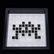 Missa - Mosaico di carta Space Invaders - Nero