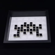 Missa - Mosaico di carta Space Invaders - Nero