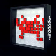 Perry - Space Invaders paper mosaic - Red