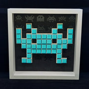 Perry - Space invaders paper mosaïque - Vert