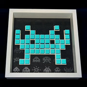 Perry - Space invaders paper mosaïque - Vert