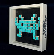 Perry - Space invaders paper mosaïque - Vert