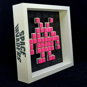 Tissa - Mosaico de papel Space Invaders - Magenta