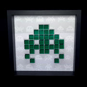 Toxic - Space Invaders Papiermosaik - Grün