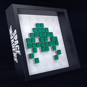 Toxic - Space Invaders Papiermosaik - Grün