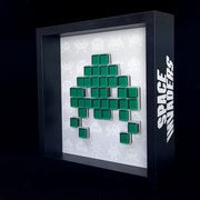 Toxic - Space Invaders Papiermosaik - Grün