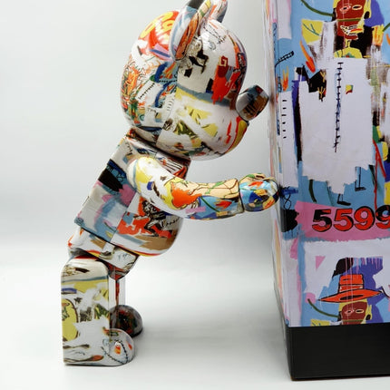 Andy Warhol x Jean Michel Basquiat Bearbrick - 400%