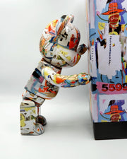 Andy Warhol x Jean Michel Basquiat Bearbrick - 400%