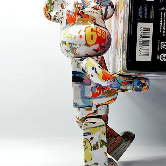 Andy Warhol x Jean Michel Basquiat Bearbrick - 400%