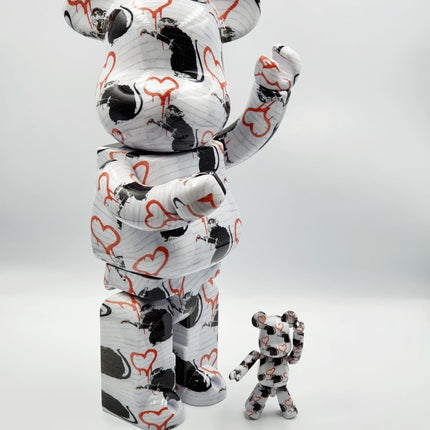 Banksy Love Rat Bearbrick - 400% & 100%