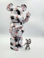 Banksy Love Rat Bearbrick - 400% & 100%