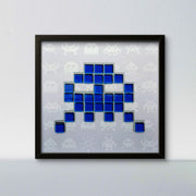 Ace - Space invaders paper mosaïque - Bleu