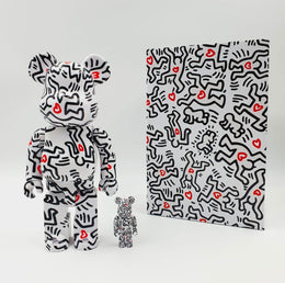 Bearbrick Keith Haring V8 - 400 % & 100 %